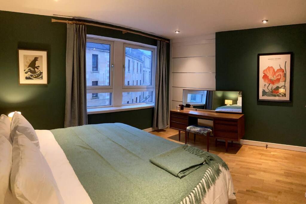 Stylish 2 Bed Accessible Flat Perfect Location Lejlighed Glasgow Eksteriør billede