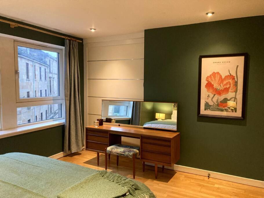 Stylish 2 Bed Accessible Flat Perfect Location Lejlighed Glasgow Eksteriør billede